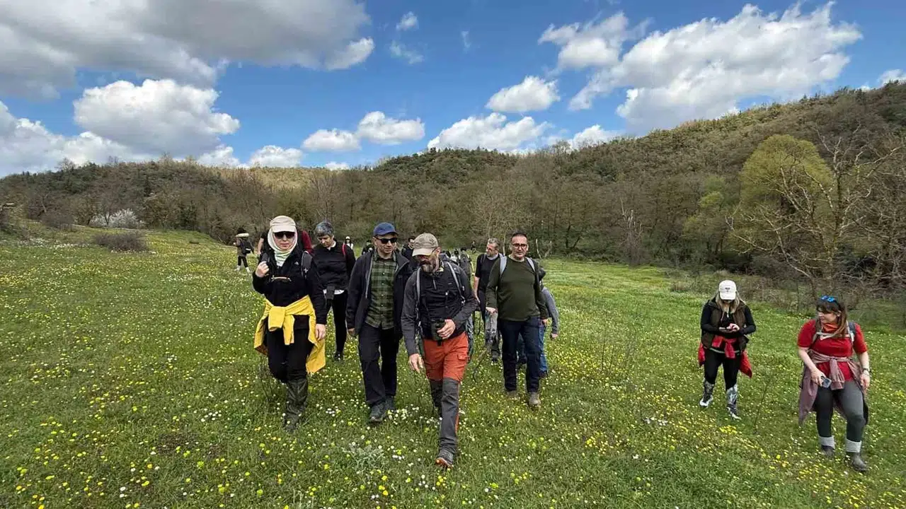 Şehrin gürültüsünden kaçanlar Ballıkayalar’da buluştu: 10 kilometrelik rotada endemik tür avı