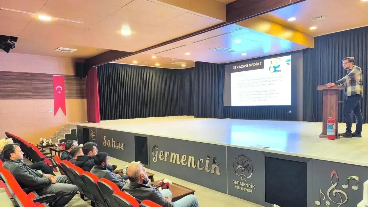Germencik Belediyesi'nde öncelik iş güvenliği: Personel olası risklere karşı donatıldı