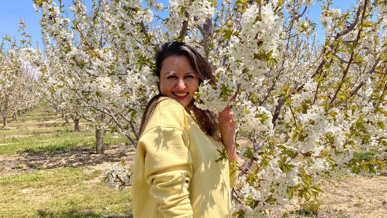 Bembeyaz bir tabloya dönüştü: Sultandağı’nda kiraz çiçekleri objektiflere böyle yansıdı