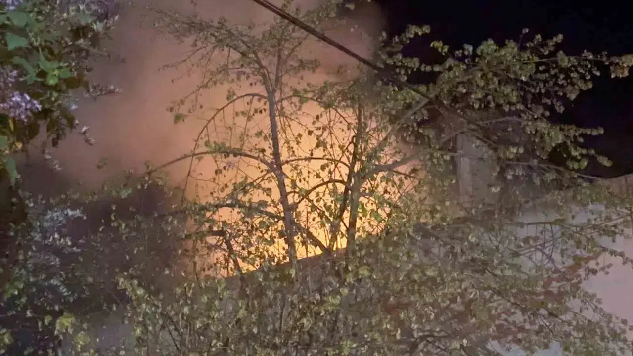 Uykusunda alevlerin arasında kaldı: İtfaiye ekipleri hem canı hem de leylek yuvasını kurtardı