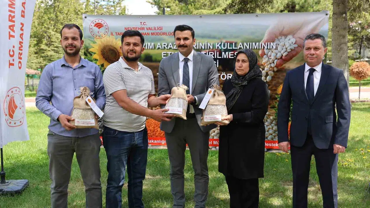 Nevşehir’de toprak berekete kavuşuyor: 79 çiftçiye 22 tonluk can suyu