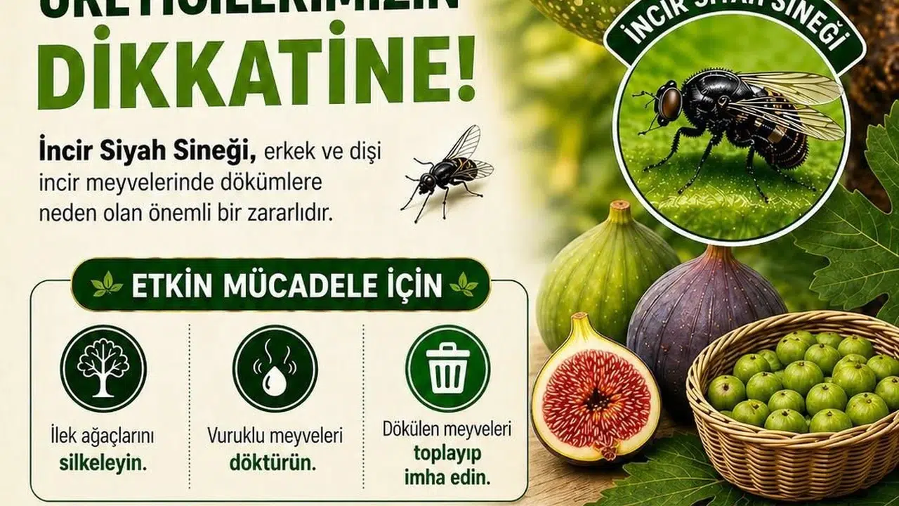 İncir üreticilerine kritik uyarı: Hasadınızı bu zararlıdan koruyun