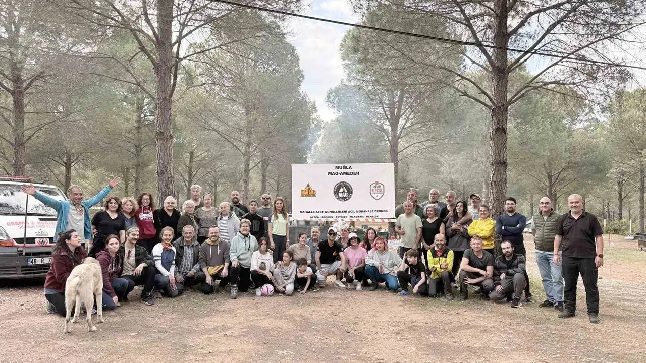 Afetlere karşı teyakkuz hali: Muğla’nın gönüllü kahramanları Datça’da güç tazeledi