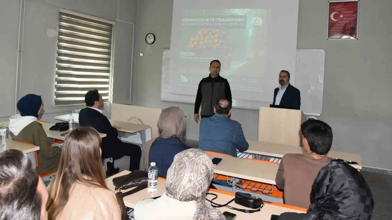 Sınıfta değil ormanda piştiler: Geleceğin mühendisleri saha deneyimlerini uzmanlarından dinledi