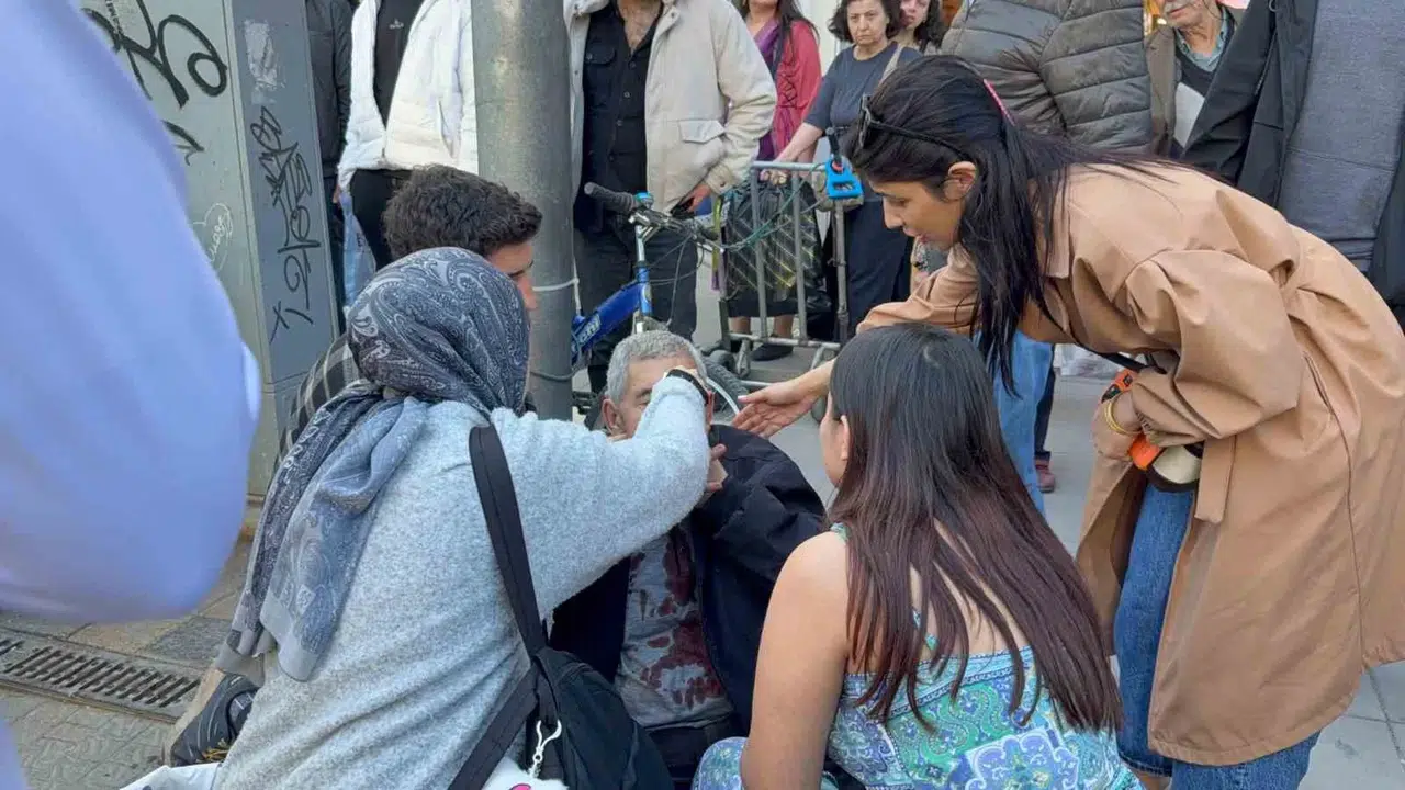 Eskişehir’de dehşet anları: 14 yaşındaki çocuktan yaşlı adama acımasız yumruk