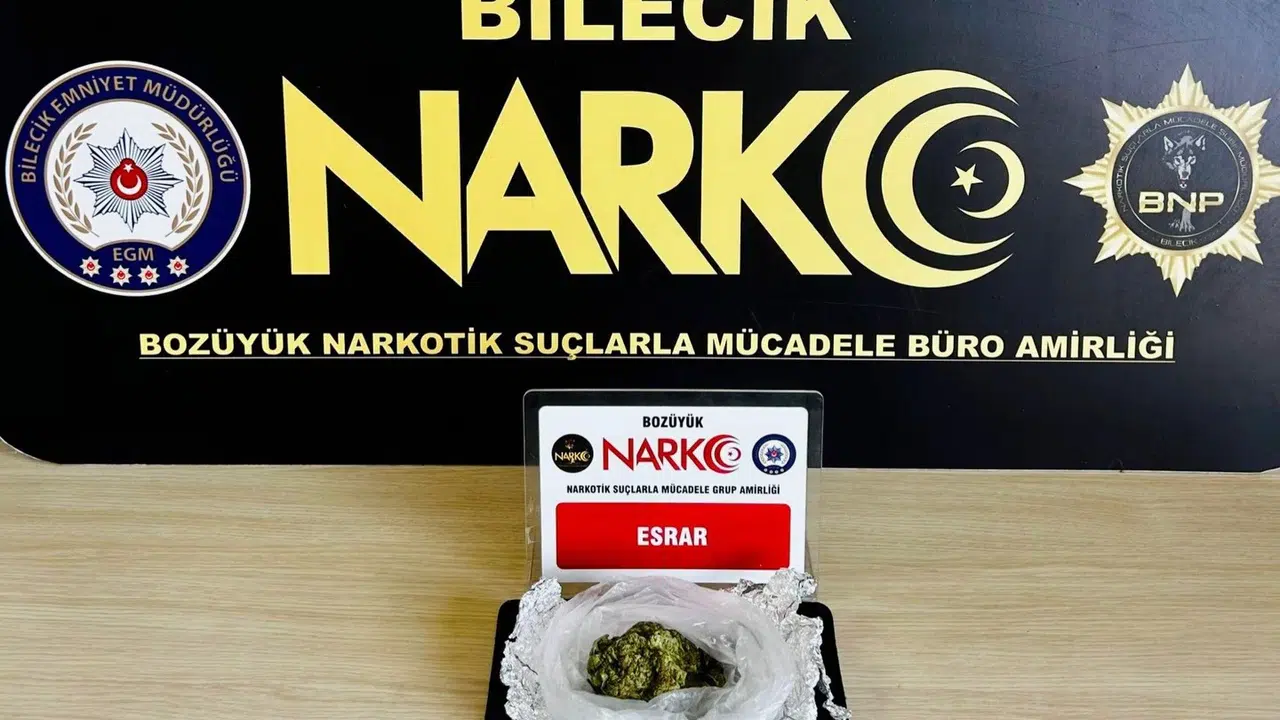 Bozüyük’te narkotik operasyonu: Zehir tacirlerine geçit yok