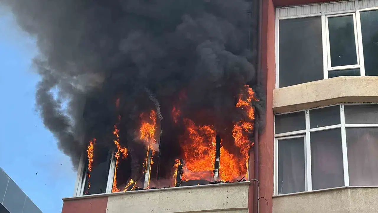 Aksaray'da dehşet anları: Elektrikli soba faciaya davetiye çıkardı