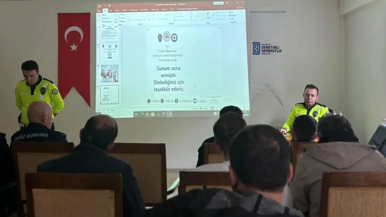 Bayburt’ta trafik bilinci eğitimi: Kurallar hayati önem taşıyor