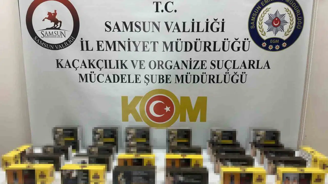 Samsun'da kaçak tütün operasyonu: Binlerce makaron ele geçirildi