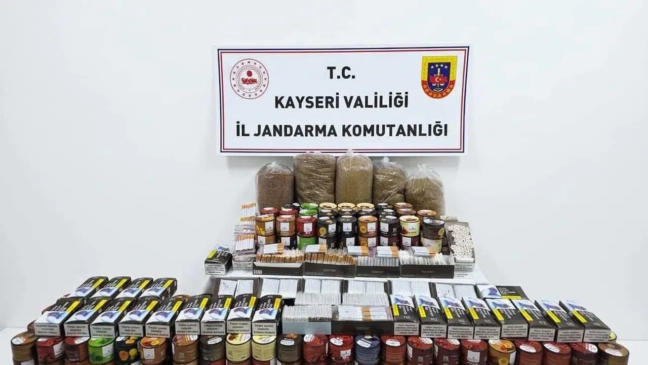 Yahyalı’da kaçak tütün operasyonu: Tonlarca ürüne el konuldu