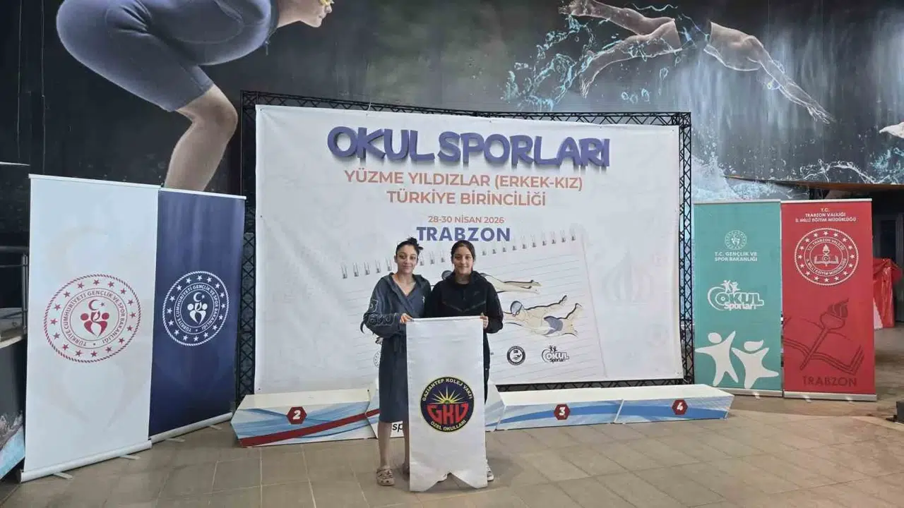 Havuzun altın kızları Trabzon’dan madalyalarla döndü: Kont kardeşler Gaziantep’in gururu oldu