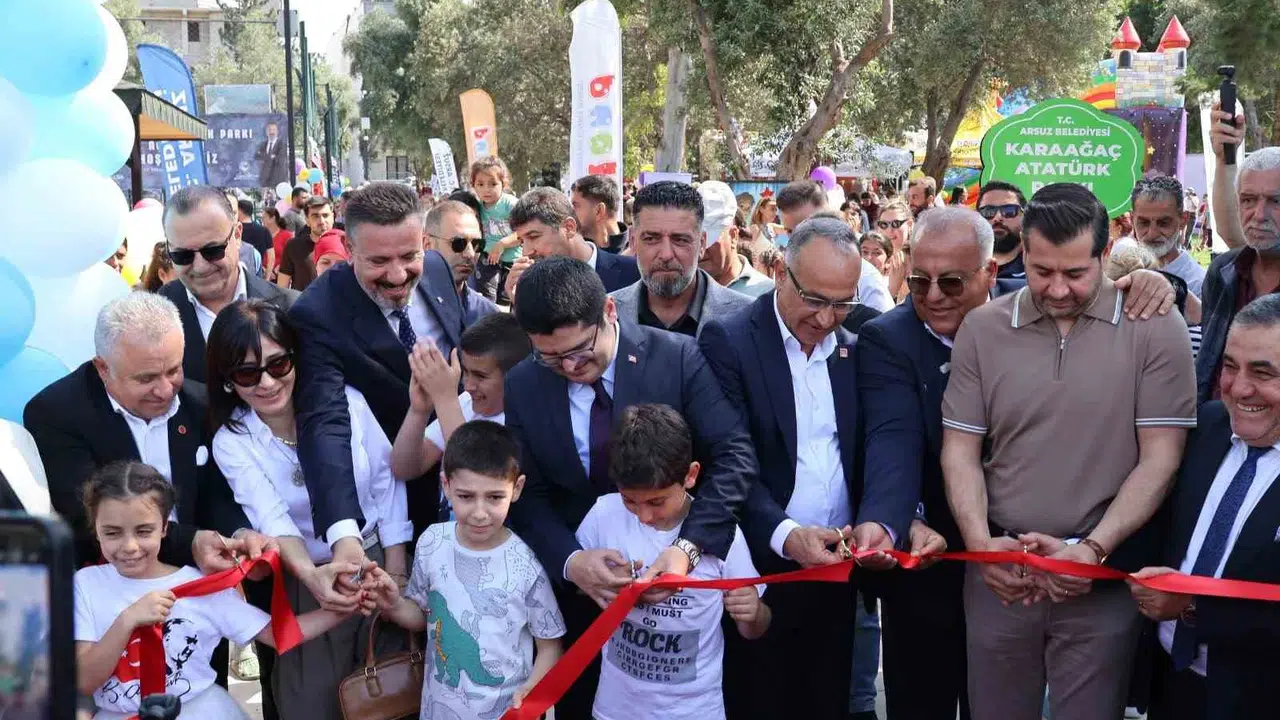 Arsuz’da yeni yaşam merkezi: Atatürk Parkı kapılarını vatandaşlara açtı