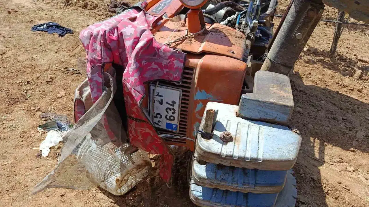 Bağ bozumu yolculuğu acı bitti: Traktör kazası karı kocayı ayırdı