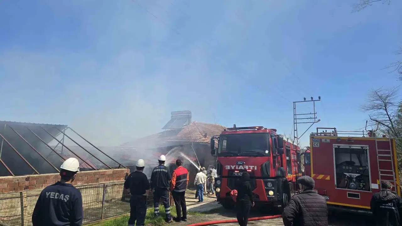 Kumru’da korku dolu anlar: Alevler 3 katlı binayı sardı