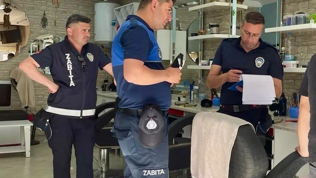 Çine’de berber ve kuaförlere sıkı takip: Hijyen ve fiyat tarifesi denetimi