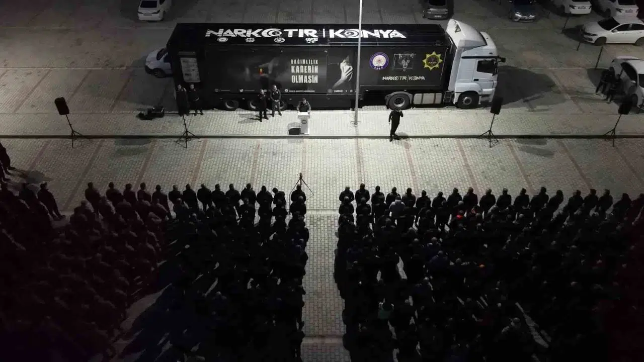 Konya'da şafak vakti zehir tacirlerine dev operasyon: 640 personelle 55 gözaltı