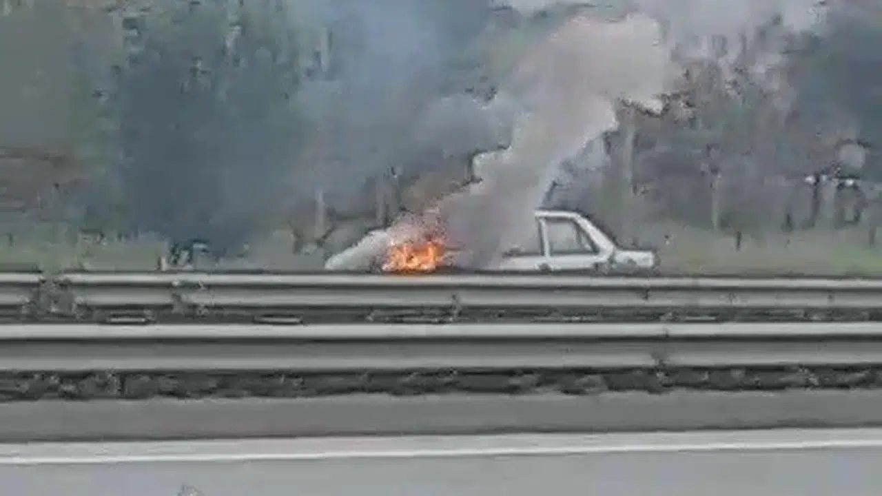 Eskişehir trafiğinde korku dolu anlar: Seyir halindeki araç bir anda küle döndü
