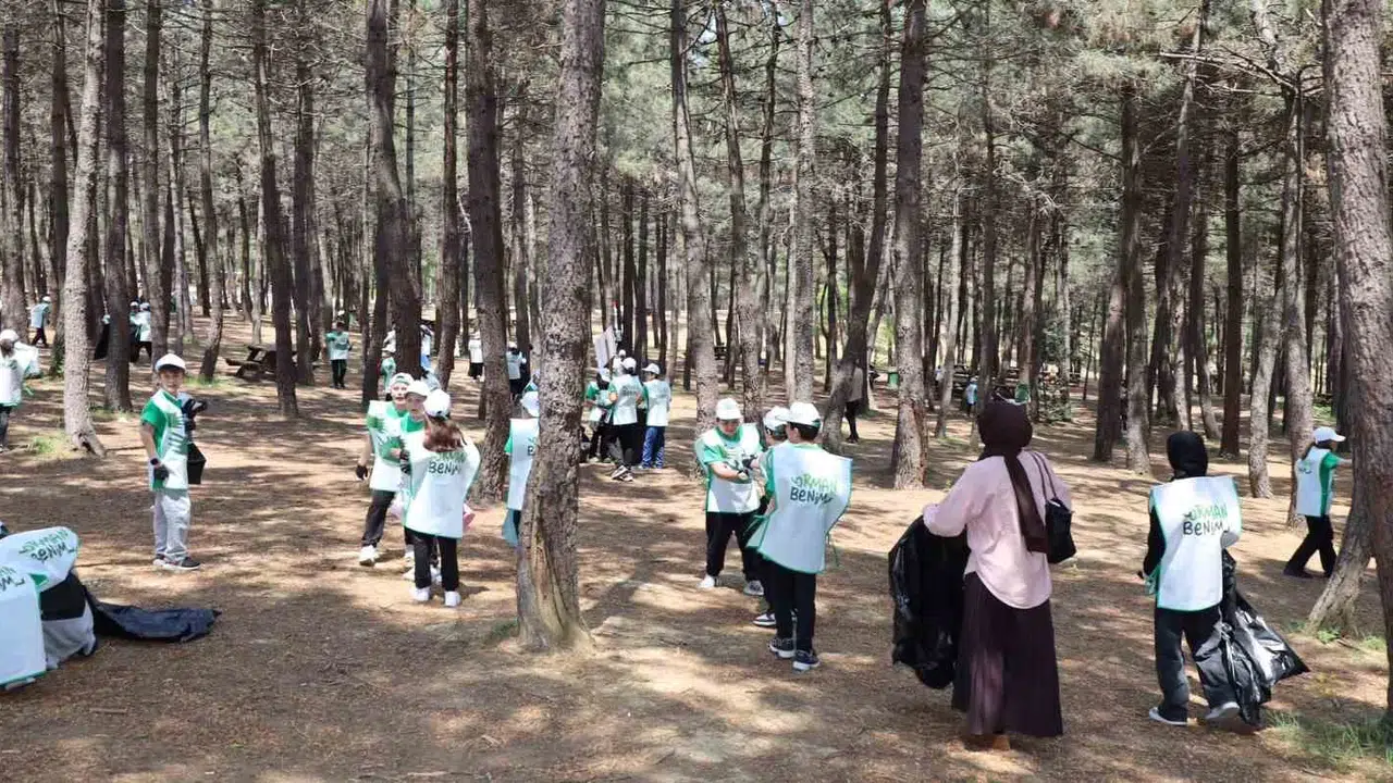 İstanbul ormanlarında büyük temizlik: 3 bin 850 kilo atıkla yangın riski azaltıldı