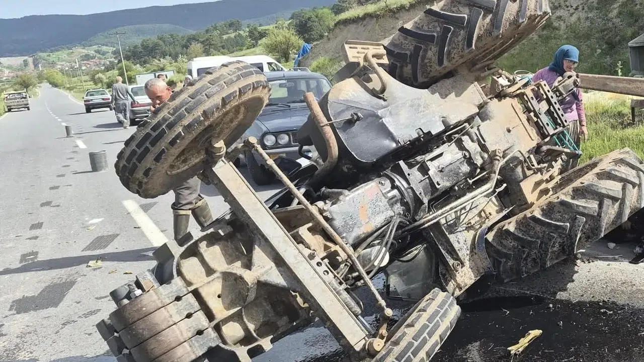 Sındırgı’da korku dolu anlar: Traktörün altında can pazarı yaşandı