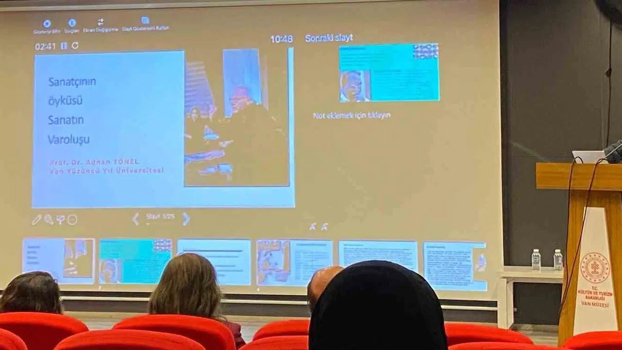 Sanatın iyileştirici gücü Van’da masaya yatırıldı: İnsanlığın en büyük sığınağı