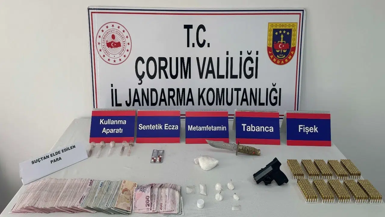 Çorum’da zehir tacirlerine ağır darbe: 6 tutuklama