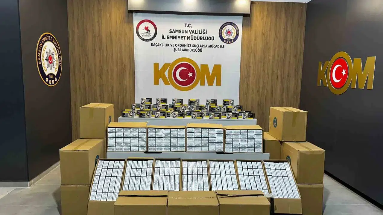 Samsun’da kaçakçılara geçit yok: İki ilçede dev operasyon