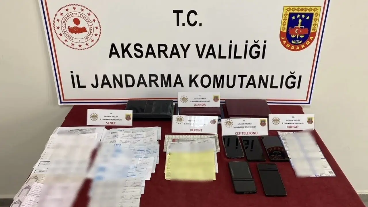Aksaray’da yüksek faiz ağı çökertildi: Milyonluk vurguna 3 tutuklama