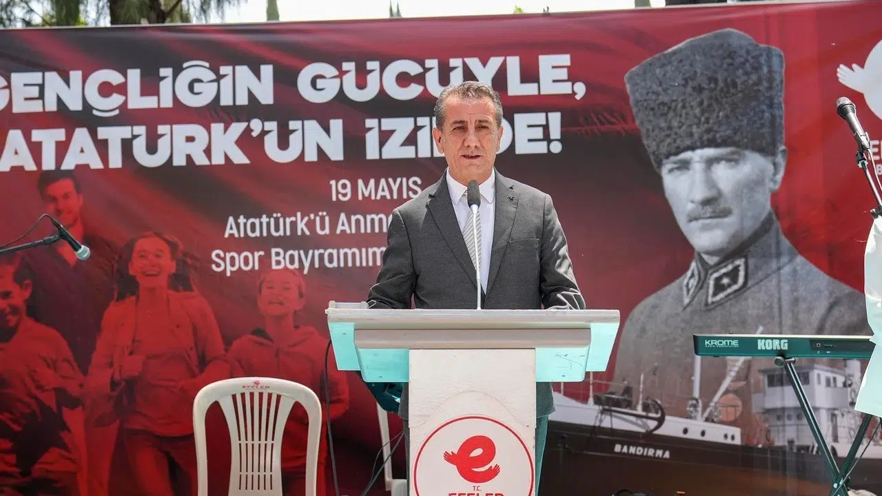 Başkan Yetişkin’den gençlere 19 Mayıs sözü: Efeler’de bağımsızlık ateşi hiç sönmeyecek