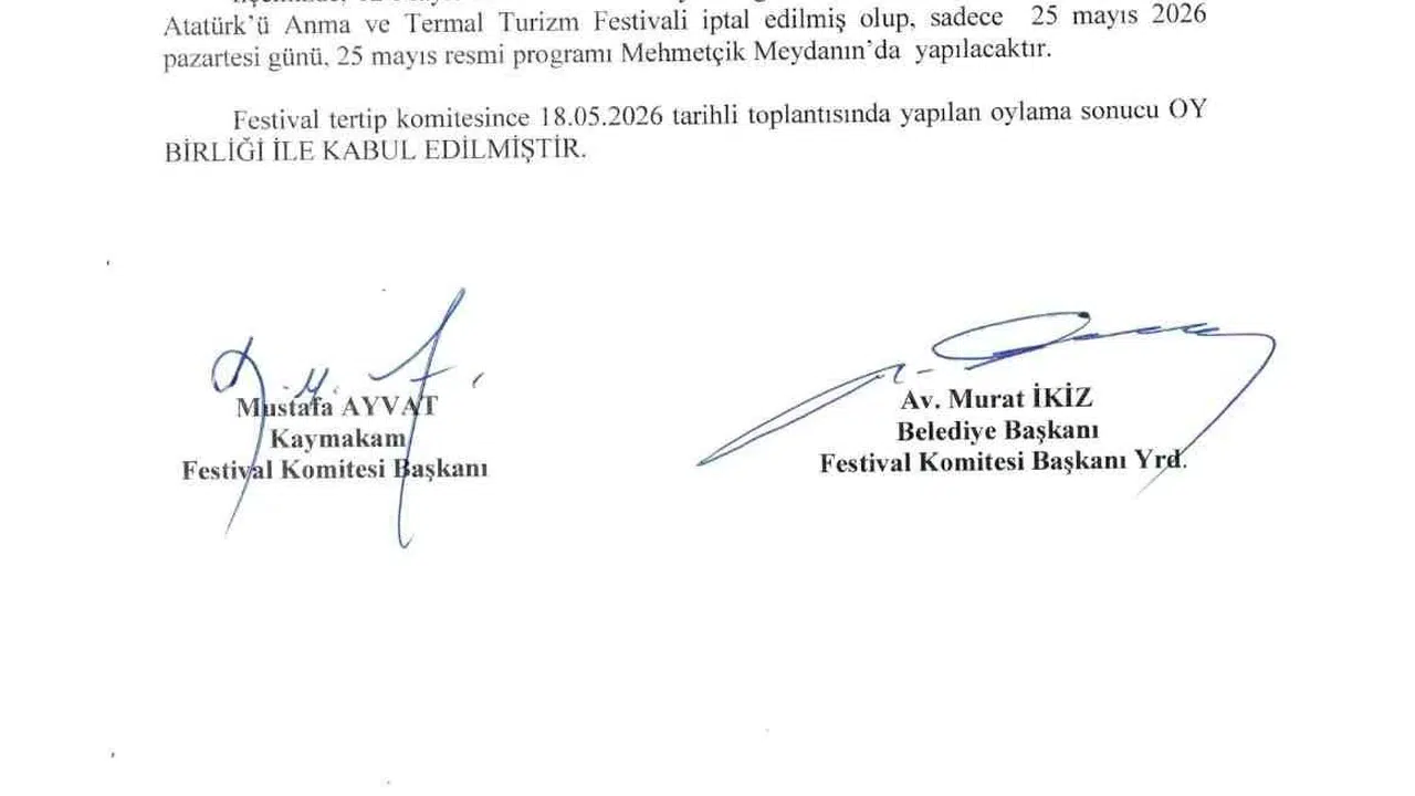 Havza’da selin yaraları sarılıyor: Geleneksel festivalde hüzünlü karar