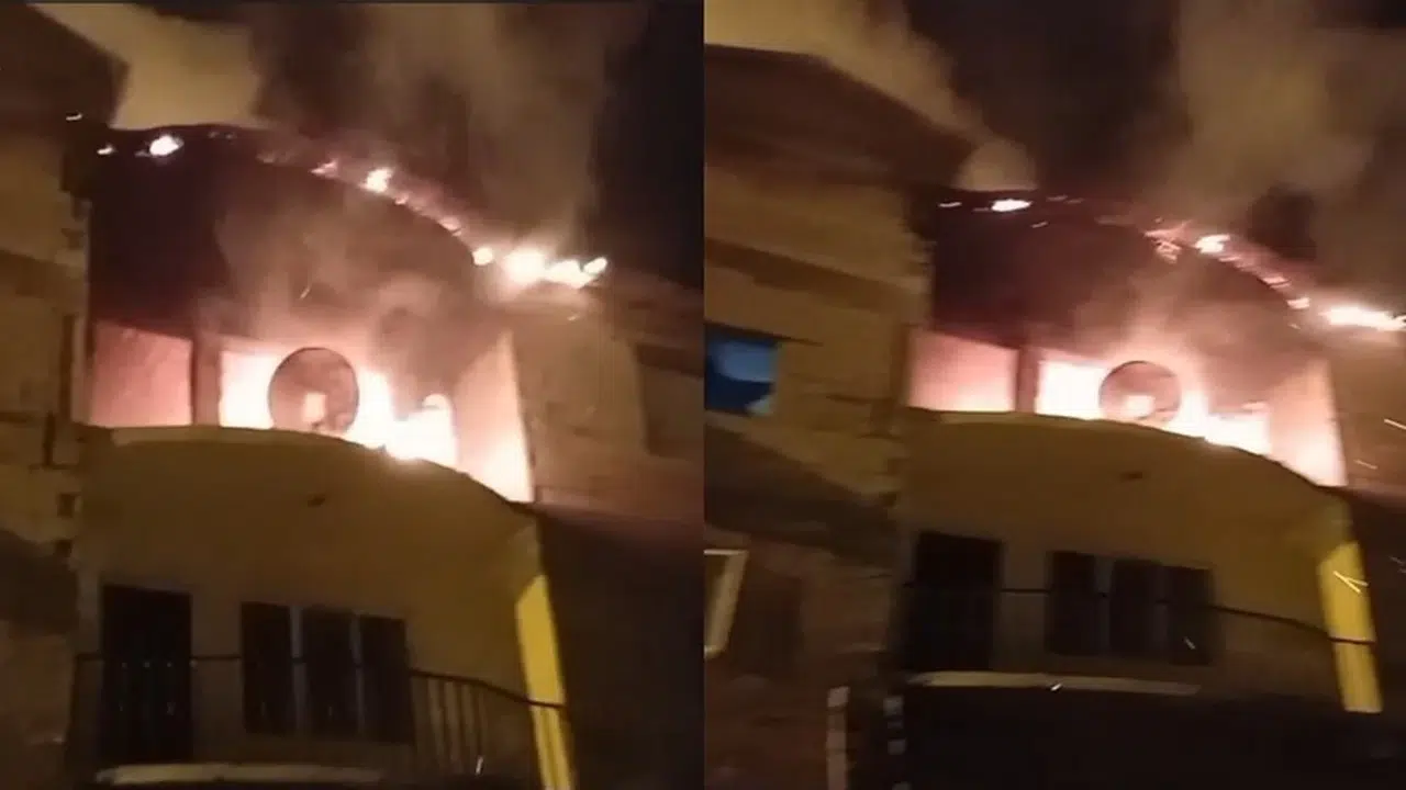 Hakkari’de kabus dolu anlar: 3 katlı ev alevlere teslim oldu