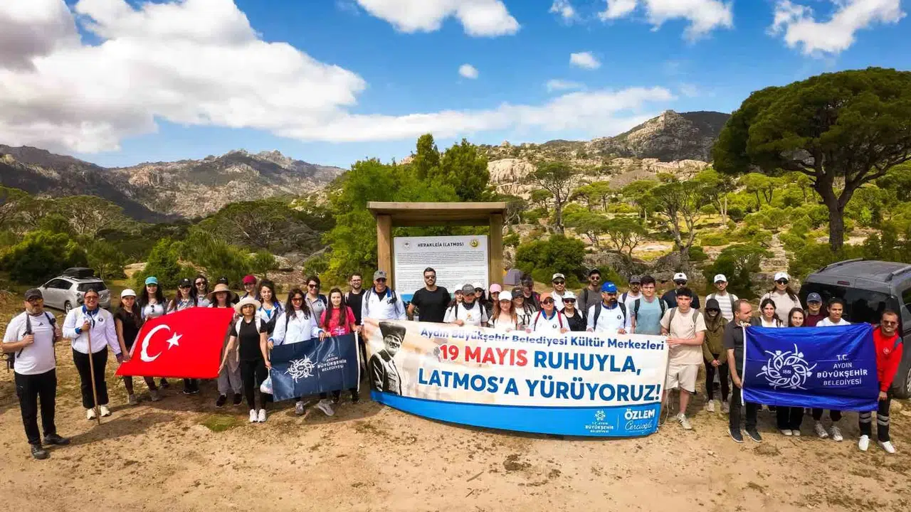 Gençler Latmos’un tarihi rotasında buluştu: 19 Mayıs coşkusu doğada yaşandı
