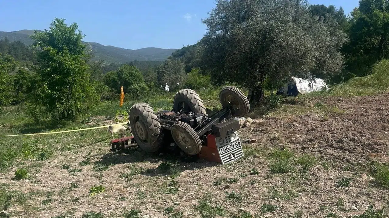 Soma'da acı veda: Tarlasında çalışırken traktörün altında can verdi