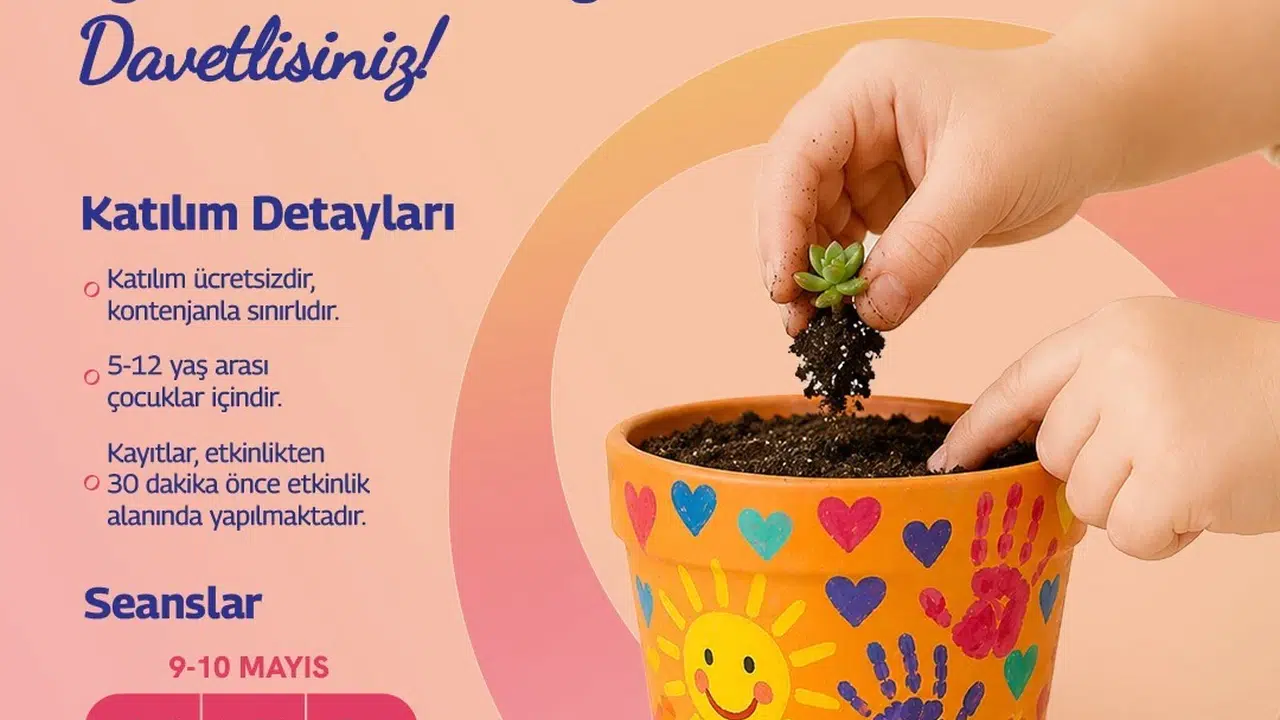 Forum Aydın’da Anneler Günü sürprizi: Minik ellerden sevgi dolu çiçekler