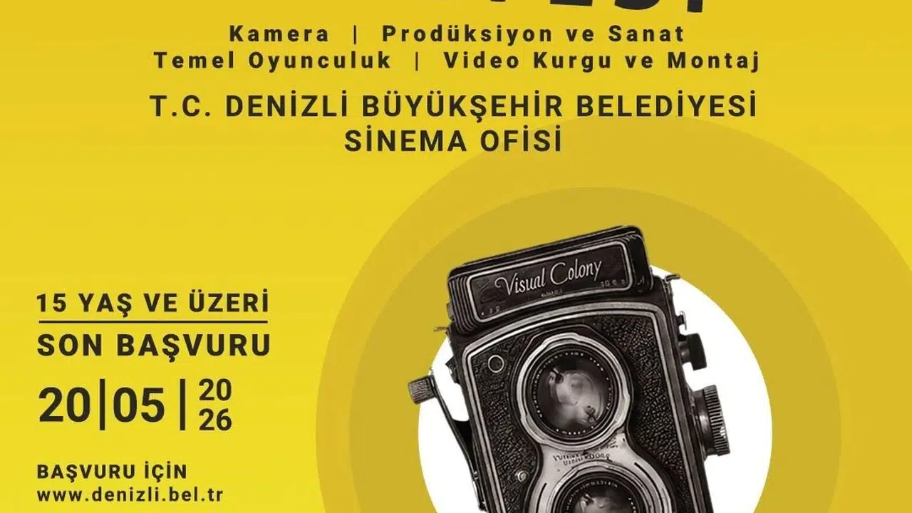 Denizli'de beyazperde hayali kuranlara müjde: Kamera arkasına geçmeye hazır mısınız?