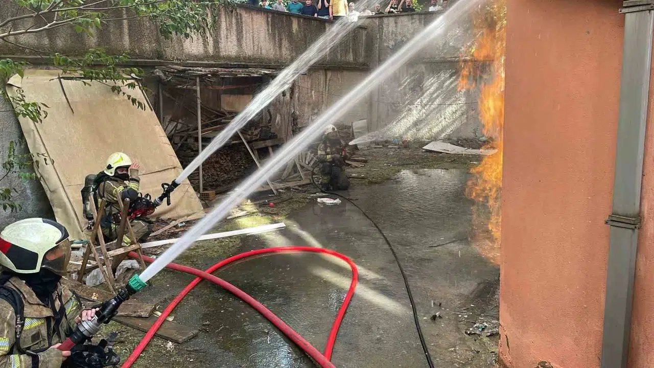 Bursa'da korkutan alevler: Hastane bölgesinde doğalgaz paniği
