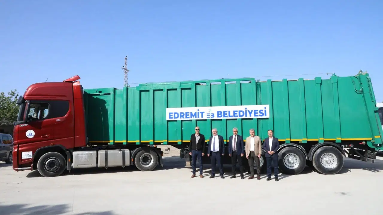 Edremit’te devrim niteliğinde yatırım: Çöp taşımacılığında maliyetler düşüyor