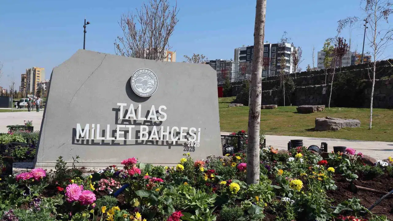 Talas’ta bahar rüzgarları çiçeklerle esecek: Millet Bahçesi renk cümbüşüne hazırlanıyor