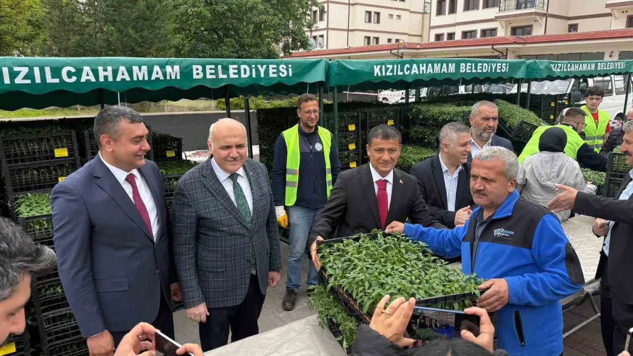 Kızılcahamam’da tarımsal seferberlik: Milyonlarca fide toprakla buluştu