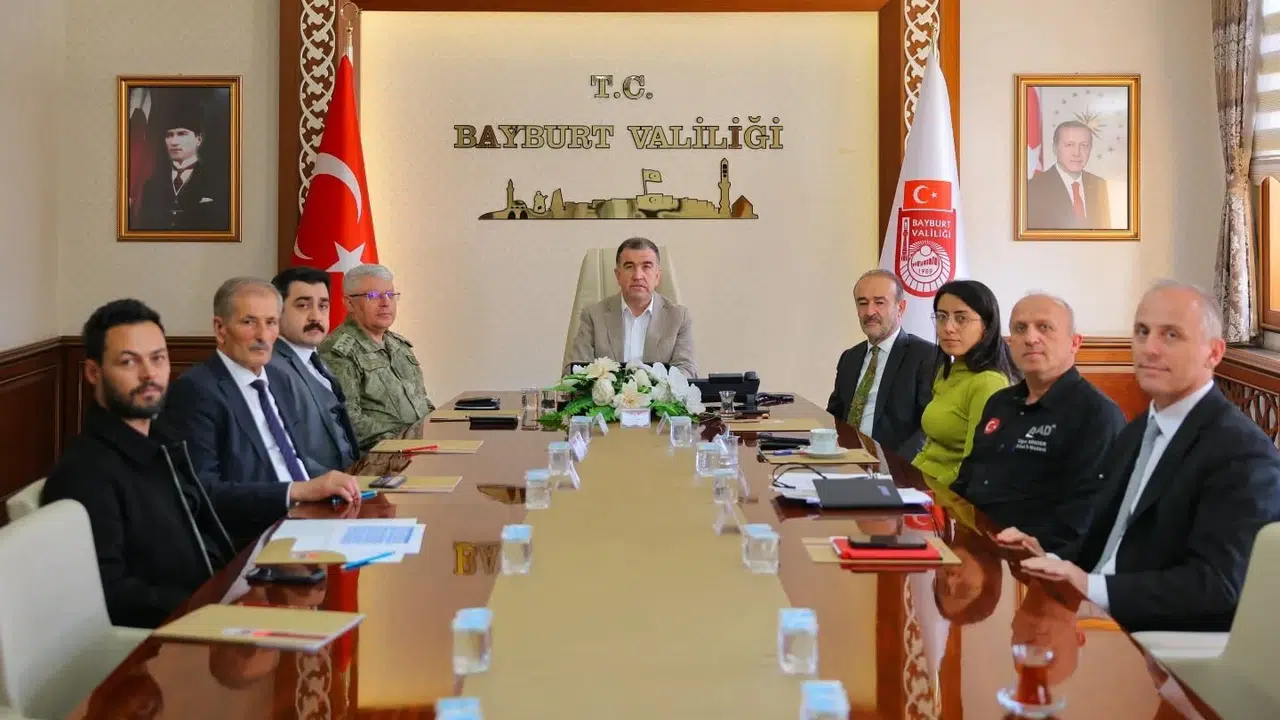 Bayburt’ta olası kriz anları için kritik zirve: Sığınakların durumu mercek altına alındı