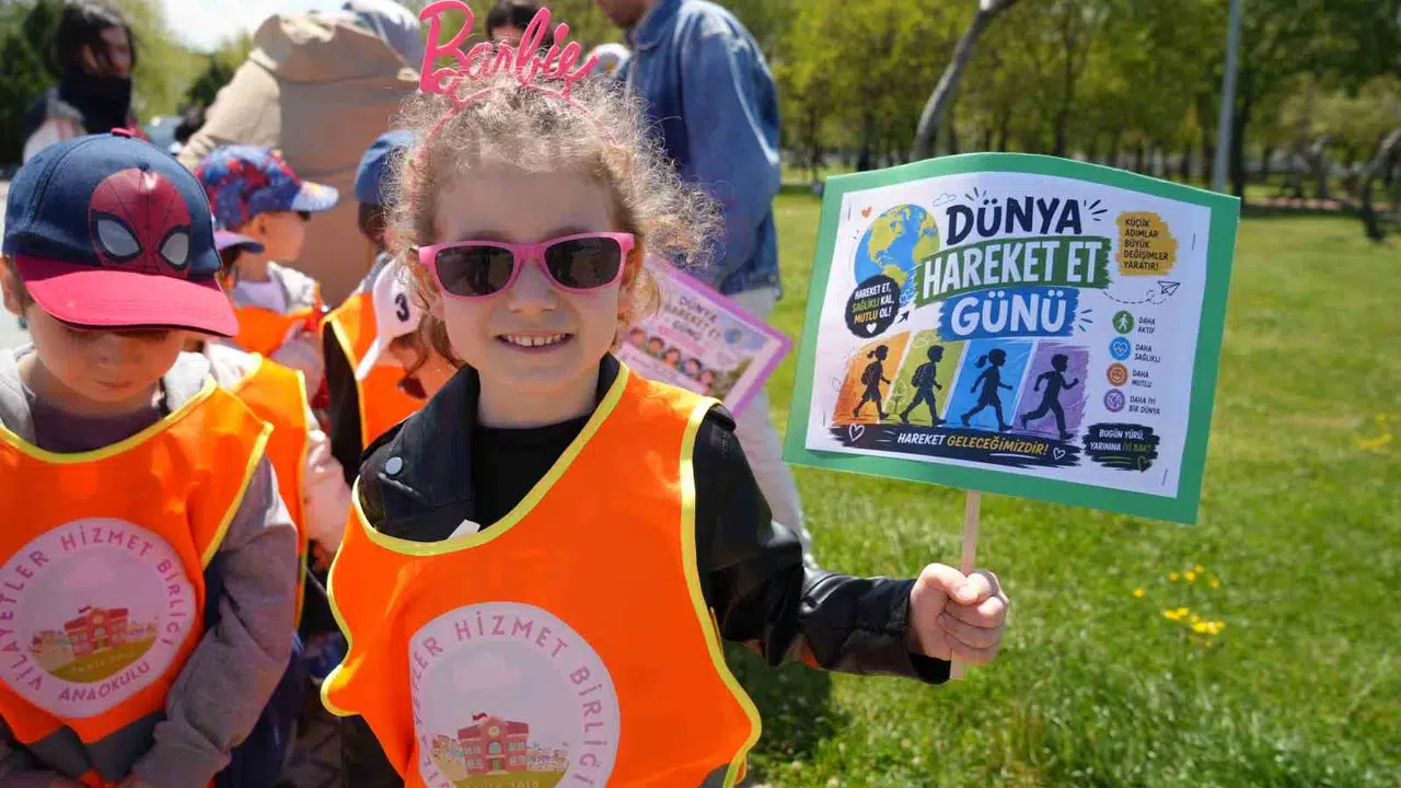 Miniklerden yetişkinlere sağlıklı yaşam dersi: Doğupark'ta hareketli gün