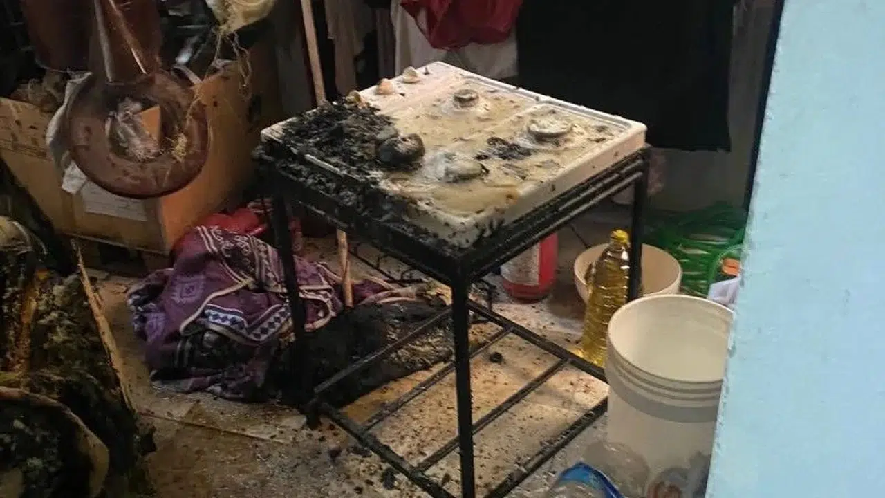 Siirt’te kabus dolu anlar: Apartman dairesi küle döndü
