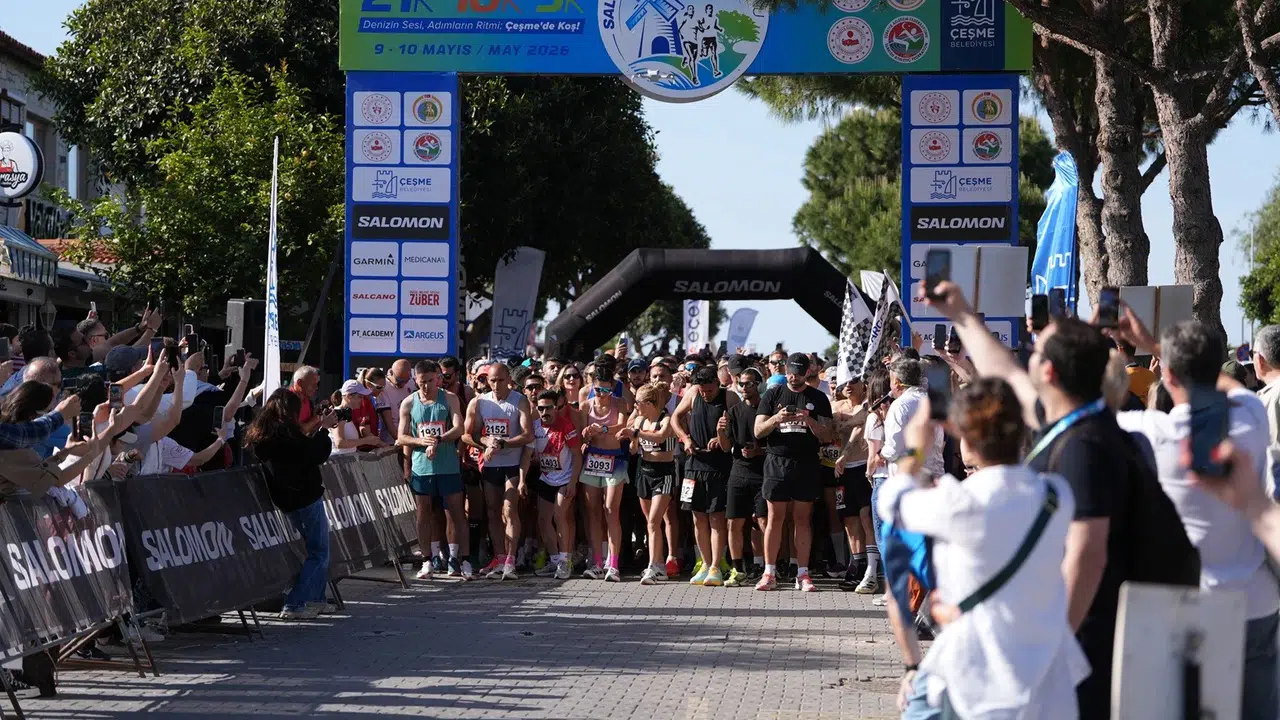 Çeşme’de dev buluşma: 43 ülkeden gelen sporcular maraton heyecanıyla buluştu