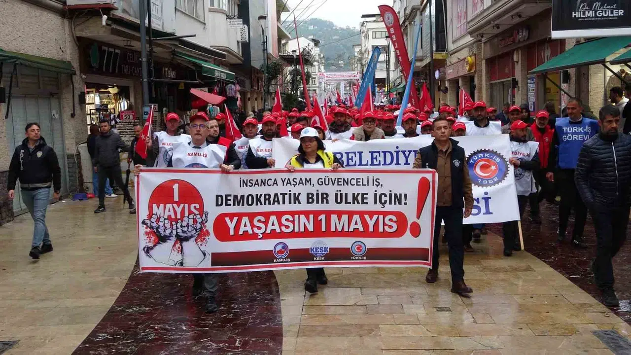 Ordu’da 1 Mayıs coşkusu: İşçiler hakları için meydanlara indi