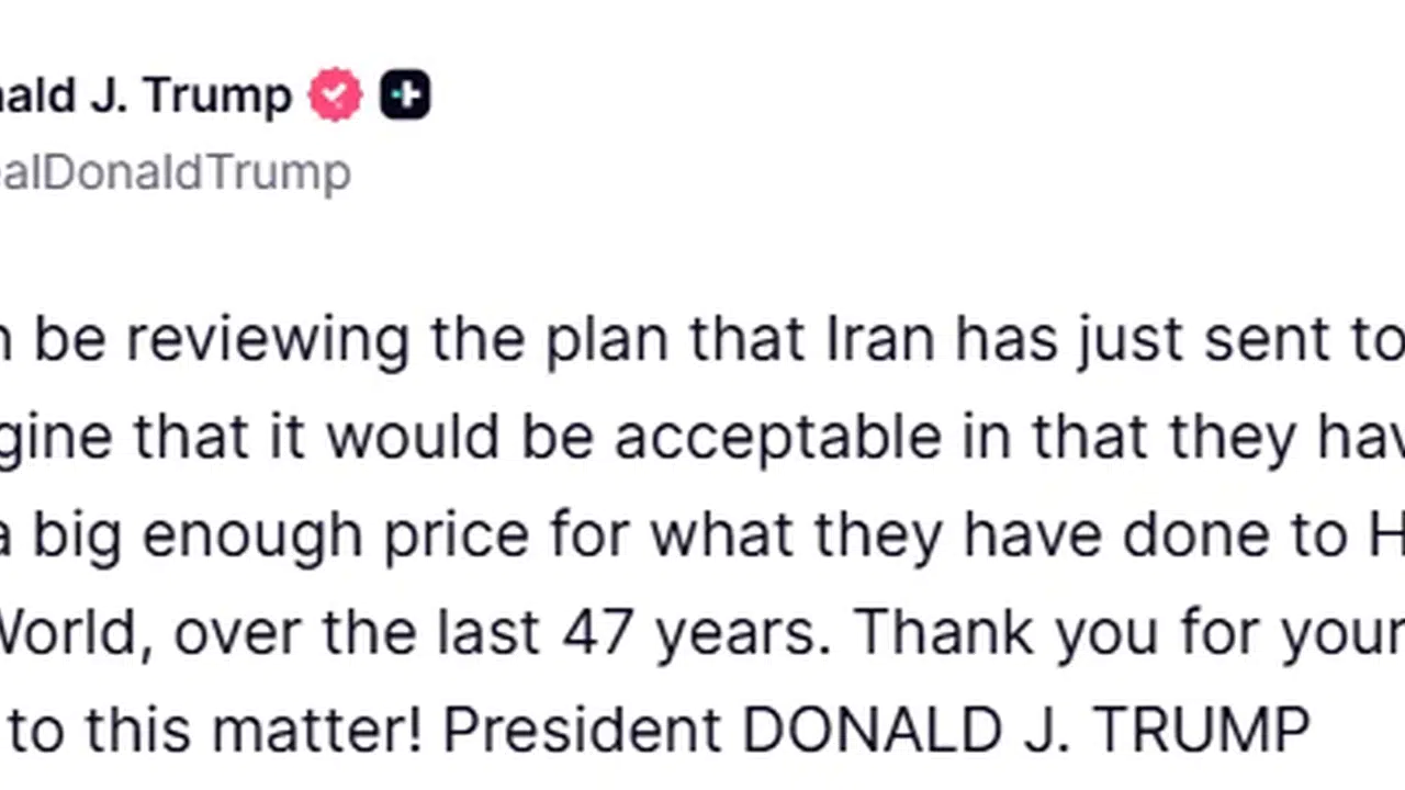 Trump’tan İran’ın barış planına soğuk duş: Bedel ödemeden olmaz