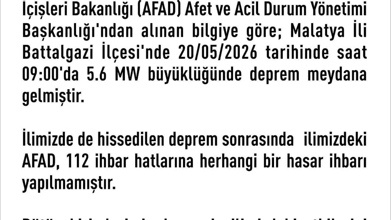 Malatya sallandı Elazığ nefesini tuttu: Valilikten ilk açıklama geldi