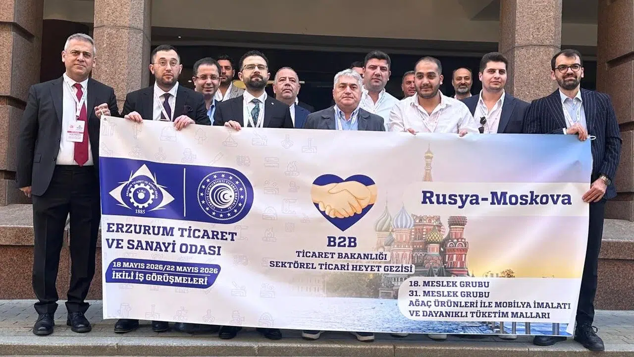 Erzurum’dan Moskova’ya ihracat köprüsü: ETSO iki ayrı sektörle Rus pazarında