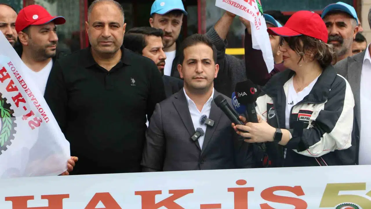 HAK-İŞ’ten Diyarbakır’da gür sesli 1 Mayıs mesajı: Adalet ve barış için meydanlardayız