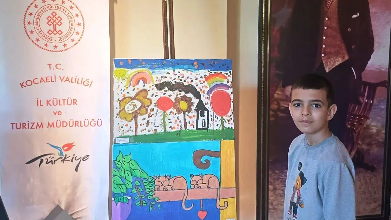 Spordaki başarısını tuvale taşıdı: Salih İssisu sanat dünyasını kendine hayran bıraktı