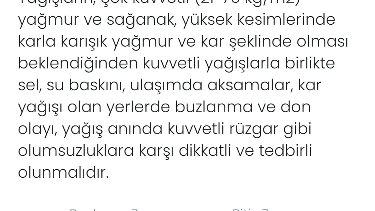 Denizli’de hava durumu alarmı: Meteoroloji saat vererek uyardı, hazırlıksız yakalanmayın