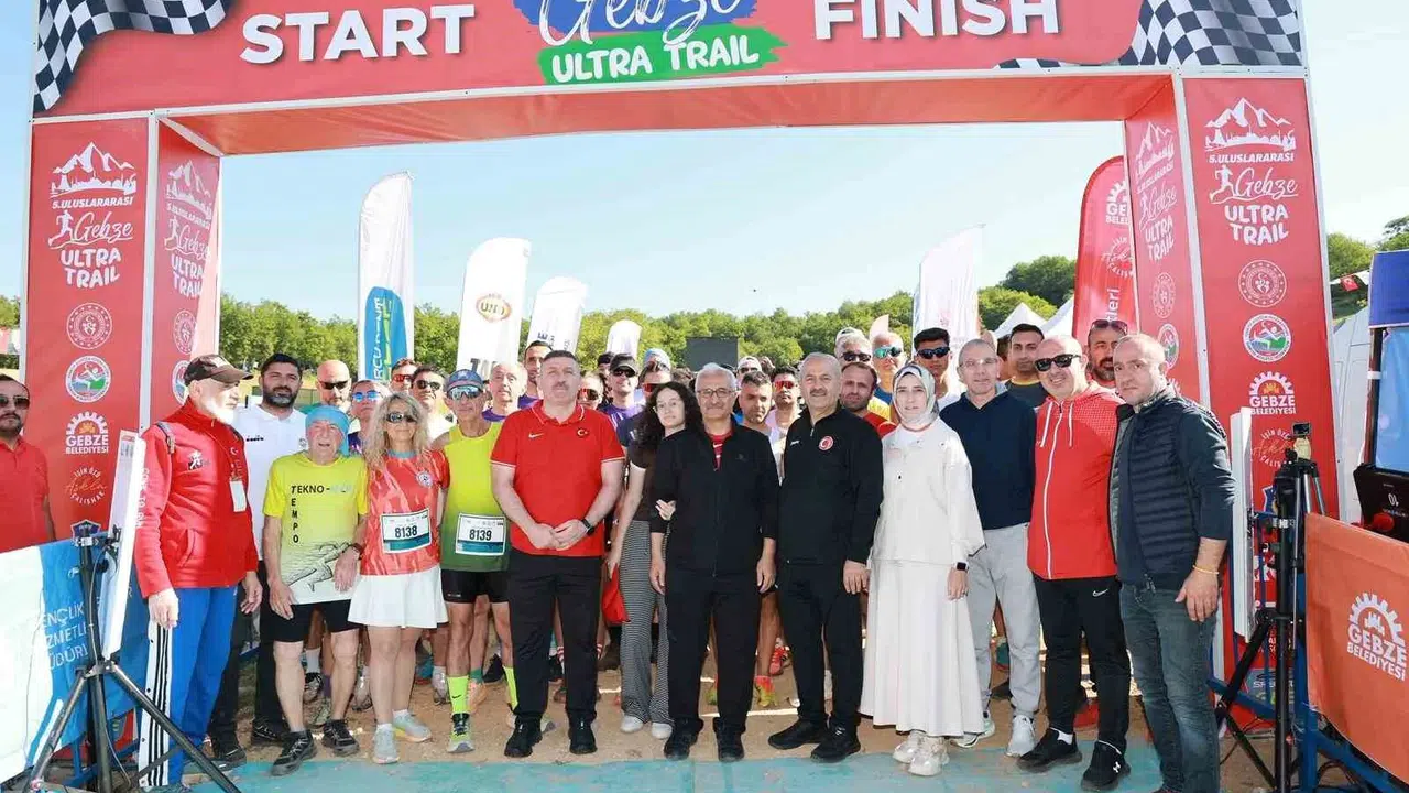 Gebze’de nefes kesen maraton: 949 sporcu doğayla iç içe yarıştı